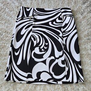 Michael Kors Swirl Print Pencil Skirt Size 4P
